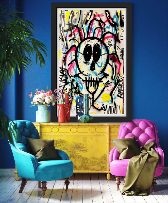 Neon Skull