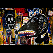 Giant Bird and Skull