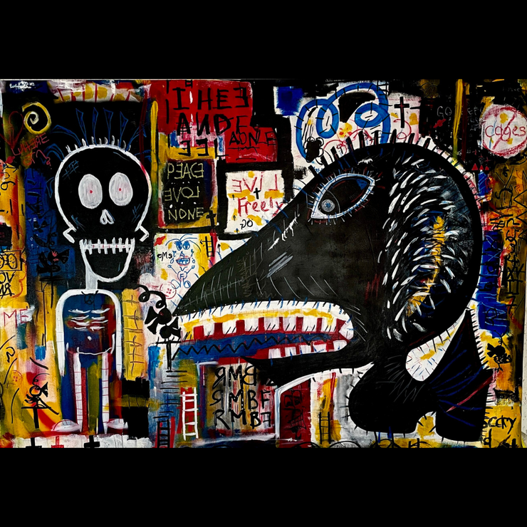 Giant Bird and Skull