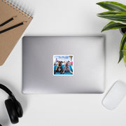 Just Married Pit Bull Stickers