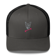 Bella Pink Bone Trucker Cap