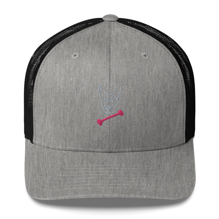 Bella Pink Bone Trucker Cap