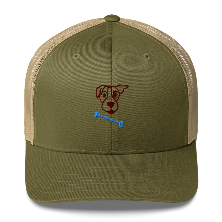 Walter Blue Bone Trucker Hat