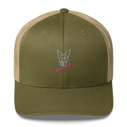 Bella Pink Bone Trucker Cap
