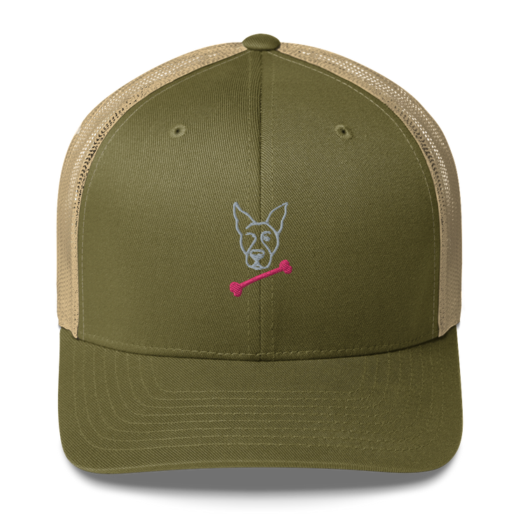 Bella Pink Bone Trucker Cap