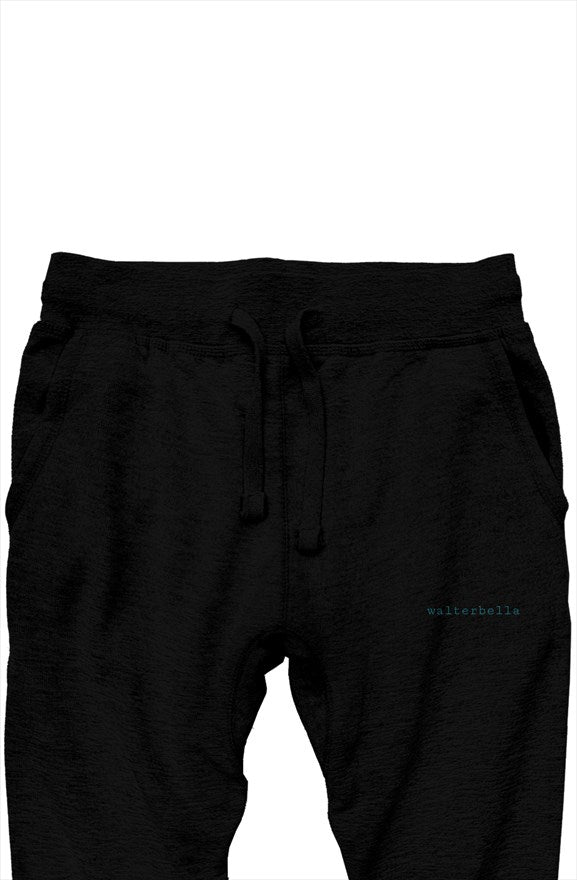 walterbella logo premium joggers black