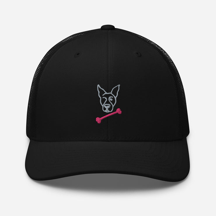 Bella Pink Bone Trucker Cap