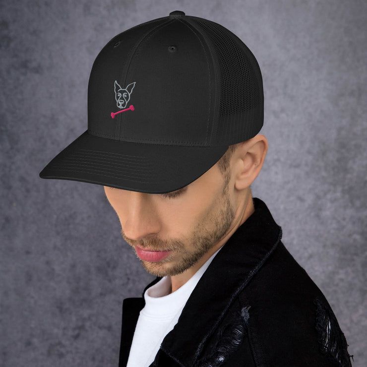 Bella Pink Bone Trucker Cap