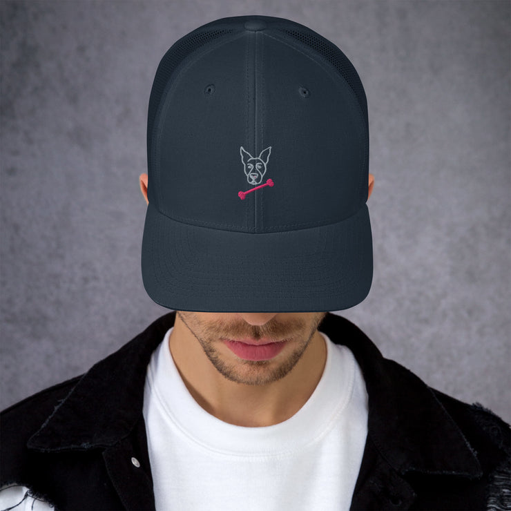 Bella Pink Bone Trucker Cap