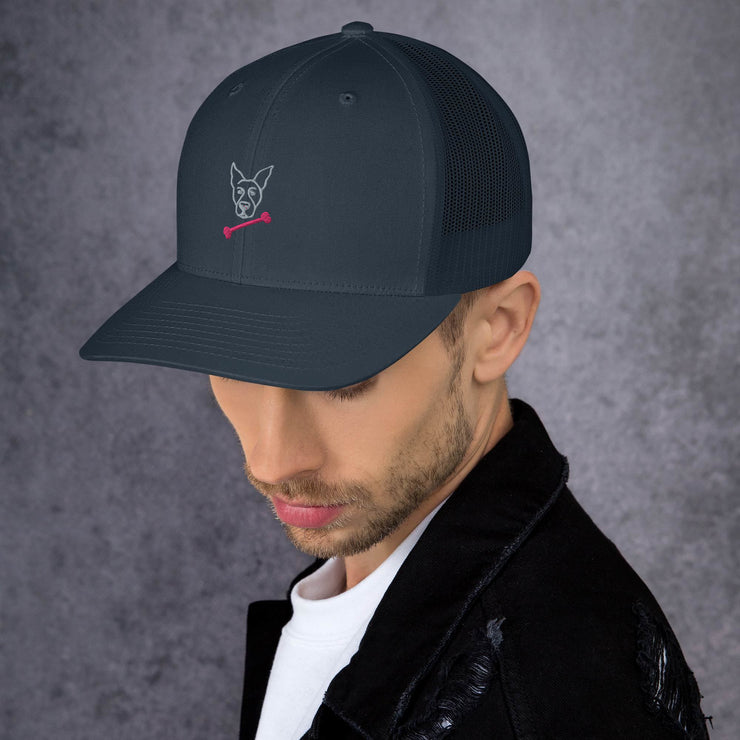 Bella Pink Bone Trucker Cap