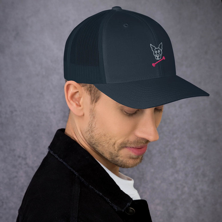 Bella Pink Bone Trucker Cap
