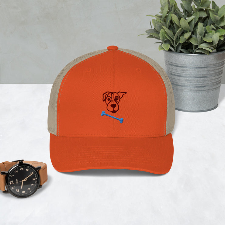 Walter Blue Bone Trucker Hat