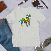Pitbull Art T Shirt Brown Dog Art