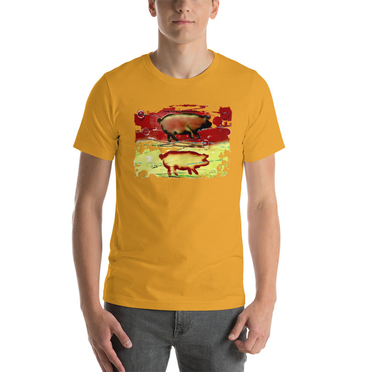 Two Piggies Art Tee